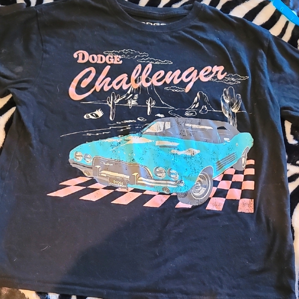 Black Dodge Challenger Graphic T-Shirt